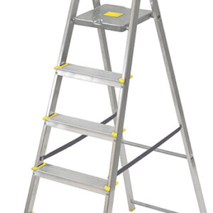 SCALA DOMESTICA ALLUMINIO MAURER 7 GRADINI ANTISDRUCCIOLO EN131 COD. FI95839