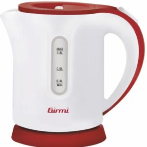 GIRMI BL10 BOLLITORE ELETTRICO CAPACITA' 0,8 L 1100W ROSSO-BIANCO COD. 633928