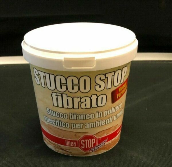 STUCCO STOP FIBRATO STUCCO BIANCO IN POLVERE SPECIFICO PER AMBIENTI DIXISTUCCO1