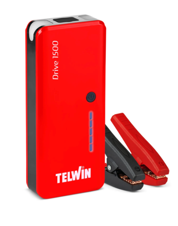 AVVIATORE PORTATILE TELWIN DRIVE 1500 MULTIFUNZIONE 12V 1500 AMPS 829569