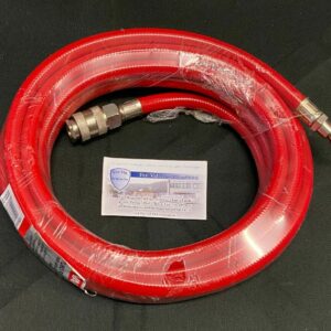 TUBO FLESSIBILE PER ARIA COMPRESSA IN PVC ROSSO LUNGHEZZA MT.5 COD.1120041