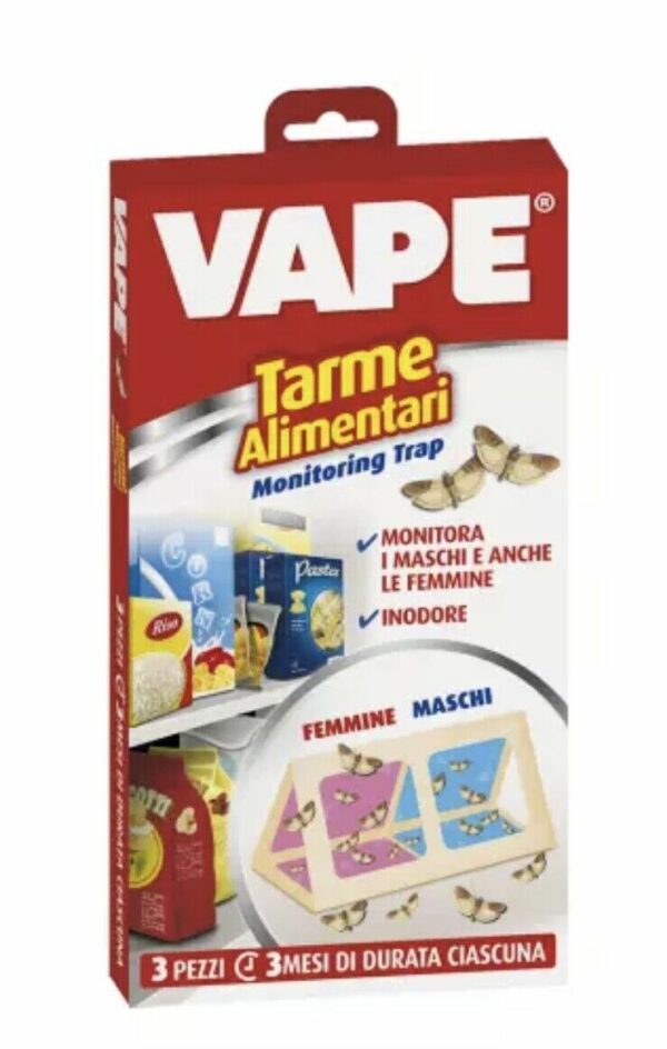 VAPE TARME ALIMENTARI CAMOLE FARFALLE MONITORING TRAP INODORE PZ.3 050874