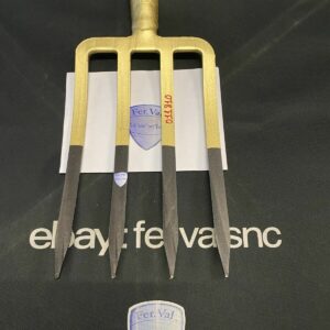 FORCA A VANGARE ORSATTI ACCIAIO TEMPRATO DENTI 4 C/OCCHIO ORO COD.011810