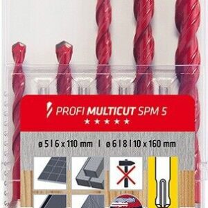 ALPEN MULTICUT ACCIAIO KIT PUNTE MULTIUSO DIAM.5-6X110 6-8-10X160 COD. FI54375