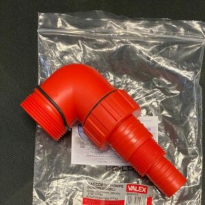 RACCORDO POMPE SOMMERSE ATTACCO 25MM 38MM 1"M 1 1/2" M RICAMBIO COD.1370169