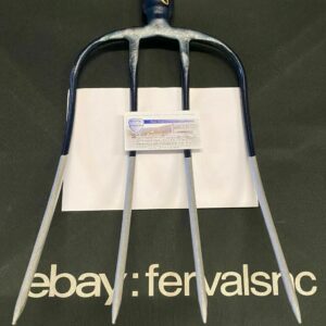 FORCA PER FIENO E LETAME FORGIATA 4 DENTI "INDIAN" FORCONE PAGLIA LETAME 011420