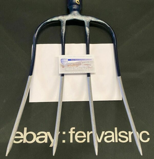 FORCA PER FIENO E LETAME FORGIATA 4 DENTI "INDIAN" FORCONE PAGLIA LETAME 011420