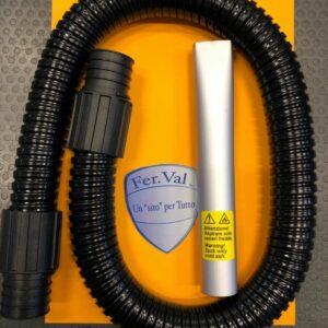 TUBO FLESSIBILE IN METALLO CON BOCCHETTA PIATTA RICAMBIO ORIGINALE VALEX 1350120