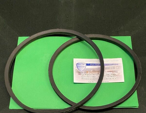 COPPIA DI CINGHIE TRAPEZIOIDALI PER TRAPANO A COLONNA TR16R RICAMBIO 5190061