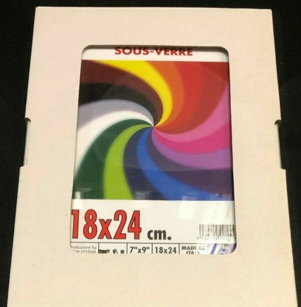 CORNICE A GIORNO CON VETRO MADE IN ITALY MISURA 5"X7 PICO13X18 7"X9" PICO18X24