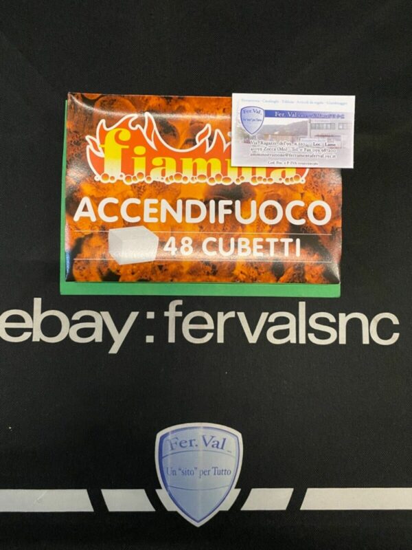 DIAVOLINA ACCENDIFUOCO 24 SCATOLE USO BARBEQUE CAMINI STUFE COD. ACC1