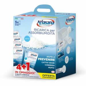 RICARICA IN SALE PER ASSORBIUMIDITA' UNIVERSALI PZ.5 CLASSICO COD.ARIASANARIC