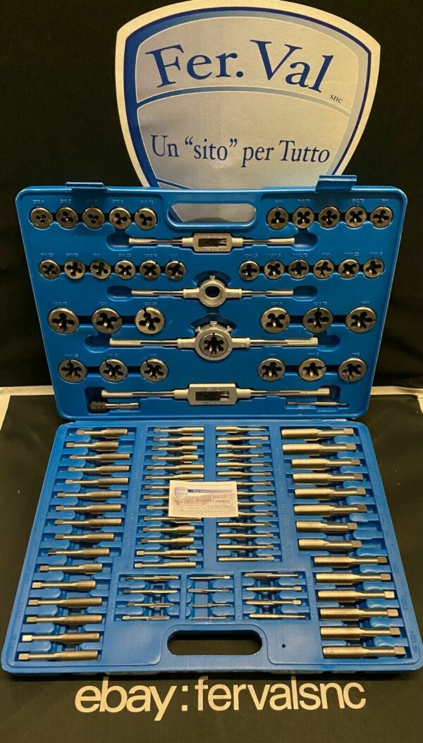 BGS SET SERIE KIT 110 PZ. MASCHI E FILIERE ACCIAIO AL TUNGSTENO CODICE BGS1900