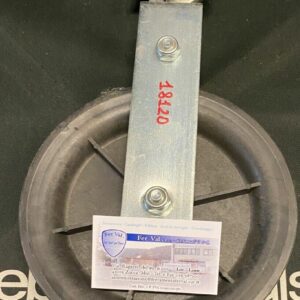 CARRUCOLA ACCIAIO ABS C/ GANCIO MM.200 COLORE COME FOTO CODICE 18120