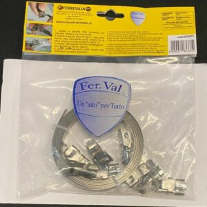 FASCETTA STRINGITUBO MAURER NASTRO DA 3 METRI INOX AISI 304 3MTX9MM COD. 83337