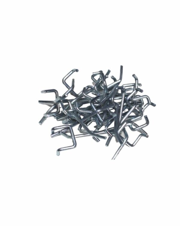 GANCI METALLICI PER PANNELLI N.20 IN ACCIAIO PER PANNELLI PORTAUTENSILI 1610168