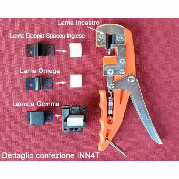INNESTATRICE MANUALE 4 TIPI DI INNESTO:INCASTRO,DOPPIO SP.INGLESE,OMEGA,GEMMA - immagine 2
