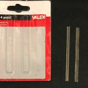 4PZ LAMA STRADATA PER PIALLA ELETTRICA 82MM.IN BLISTER VALEX CODICE 1452790