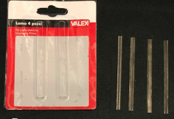 4PZ LAMA STRADATA PER PIALLA ELETTRICA 82MM.IN BLISTER VALEX CODICE 1452790