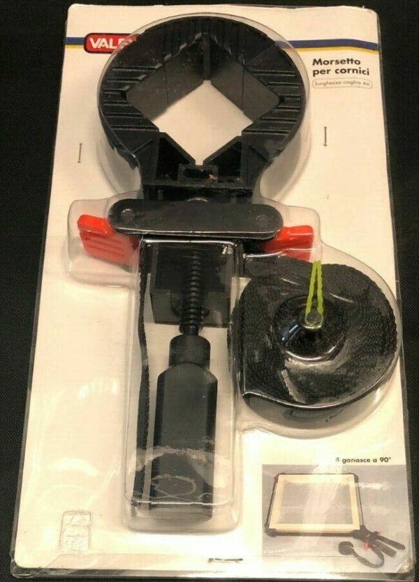 MORSETTO PER CORNICI VALEX IN MATERIALE PLASTICO SERRAGGIO A VITE COD.1452706