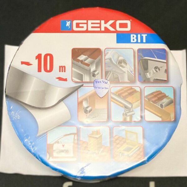 NASTRO ADESIVO BITUMINOSO PIU' ALLUMINIO GEKO ART.2500/2 50MMX10MT 798958