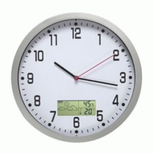 OROLOGIO DA PARETE CON IGROMETRO,TERMOMETRO E METEO DIGITALI CODICE 1870027