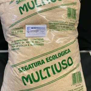 SEGATURA DI LEGNA SACCO DA 40 L DI ABETE SECCA COLORE NATURALE CODICE 676800