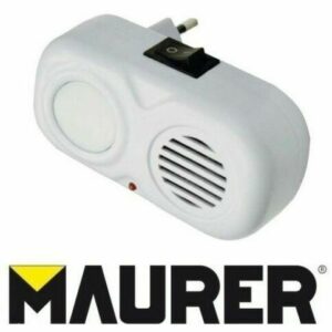 MAURER REPELLENTE AD ULTRASUONI PER TOPI ED INSETTI RAGGIO DI AZIONE 60MQ 95278
