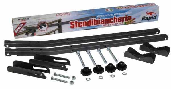 STENDIBIANCHERIA DA BALCONE PIEGHEVOLE RAPID ZB073M ACCIAIO CM 60 203110