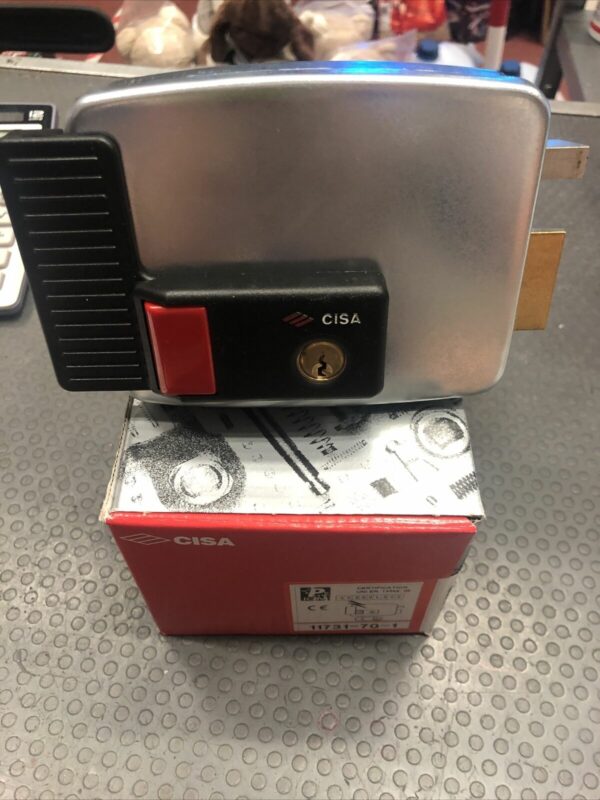 ELETTROSERRATURA SERRATURA ELETTRICA DX CISA SERIE 12V.PER CANCELLI 11731-70-1