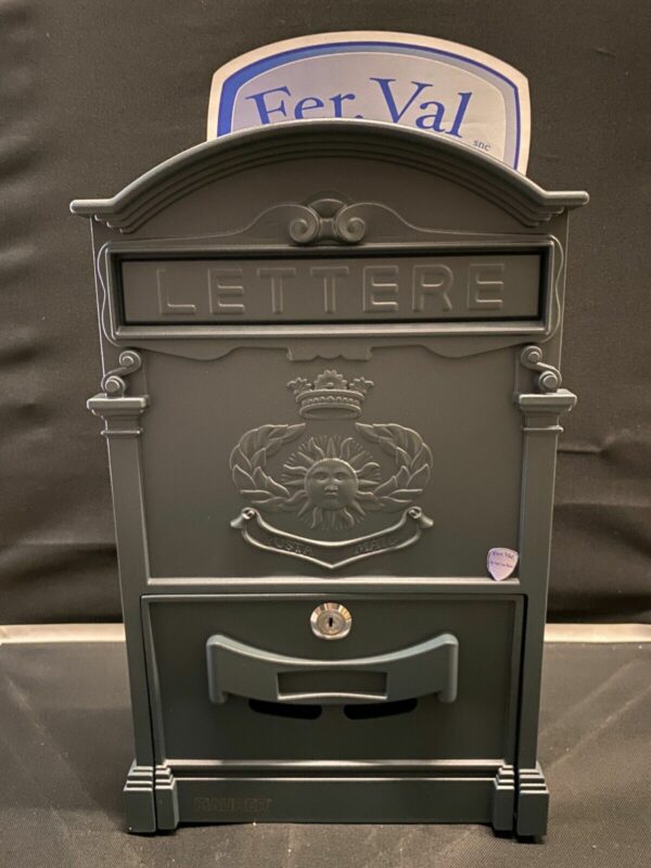 CASSETTA POSTALE ALLUMINIO MAURER “ROYAL” 26x9x41H LETTERE BUCA POSTA FI51401