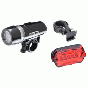 SET LUCI PER BICI ALTA LUMINOSITA' ANTERIORE E POSTERIORE VALEX CODICE 1152272